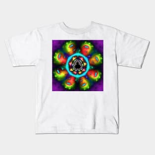 Psychedelic Mandelbrot Fractal Kids T-Shirt